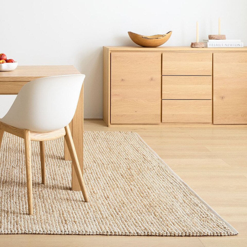 Dotted Jute & Wool Rug West Elm UK